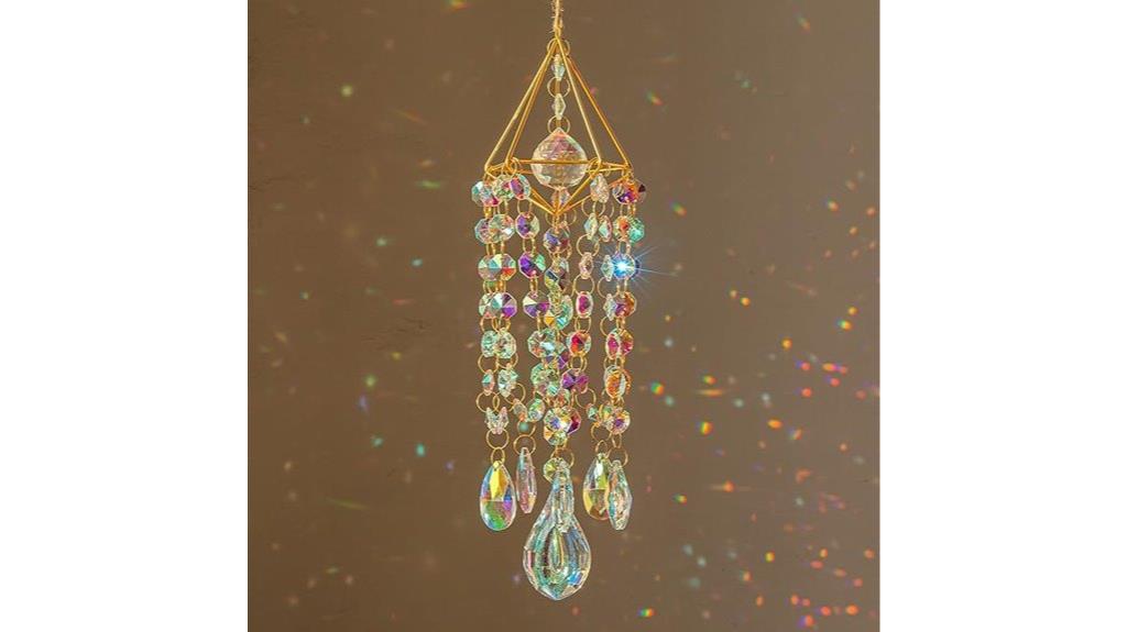 crystal suncatcher window decor
