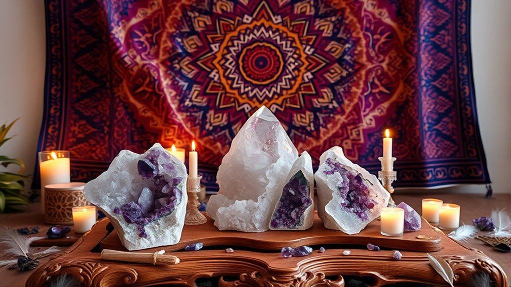 crystals enhance sacred environments