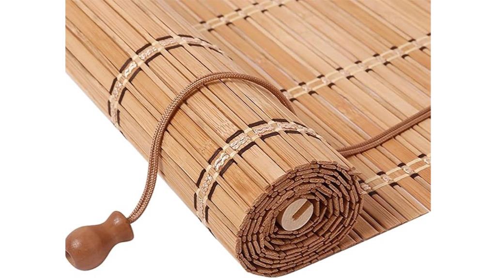 custom bamboo window shades