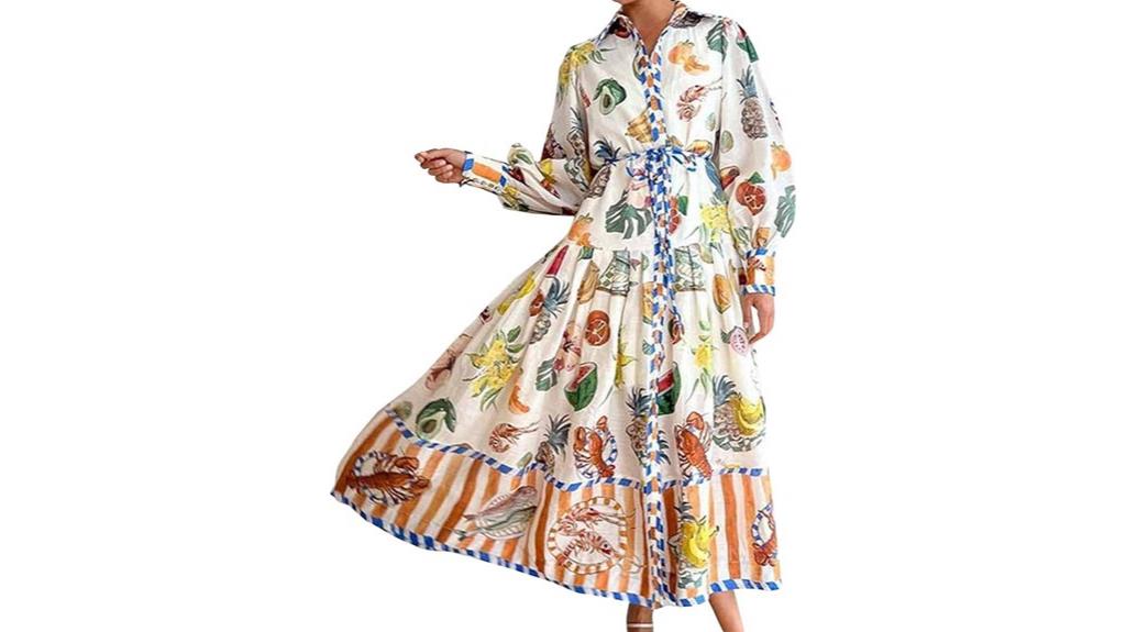 cute long sleeve maxi