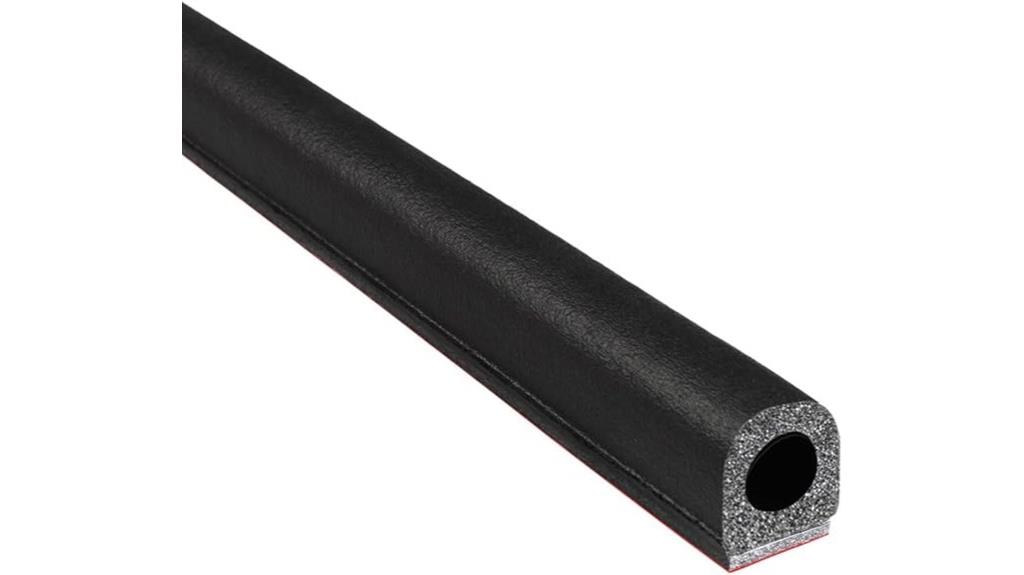 d shaped thick rubber seal