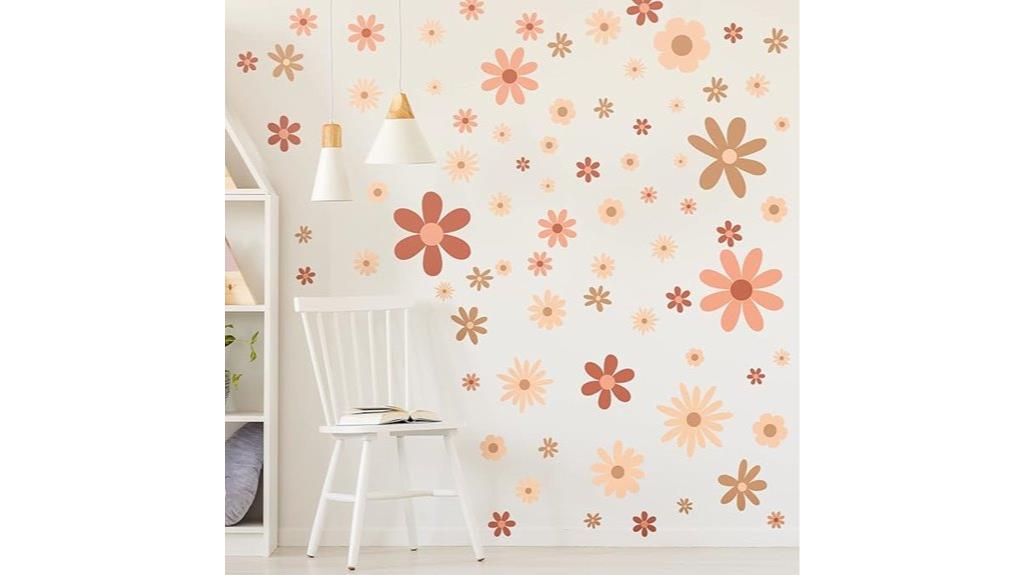 daisy alphabet wall decals