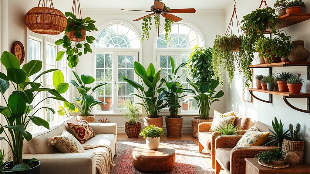 decorative botanical accessories arrangement