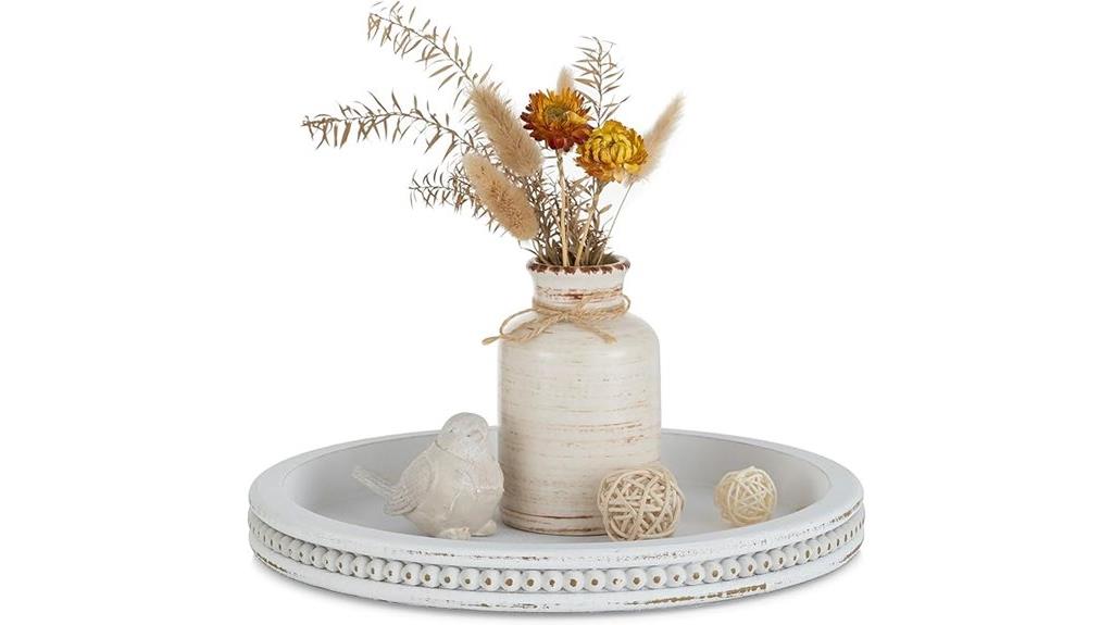 decorative candle tray holder