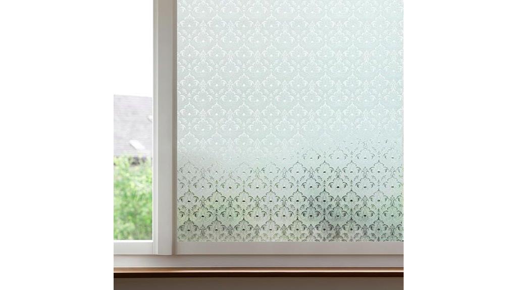 decorative privacy window cling