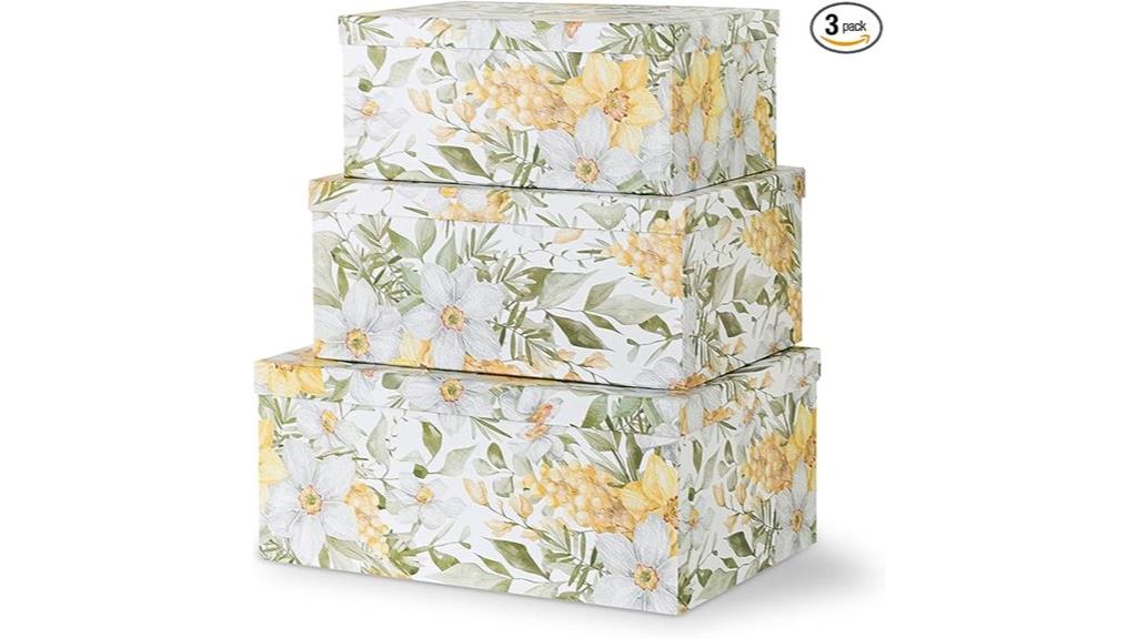 decorative storage box set