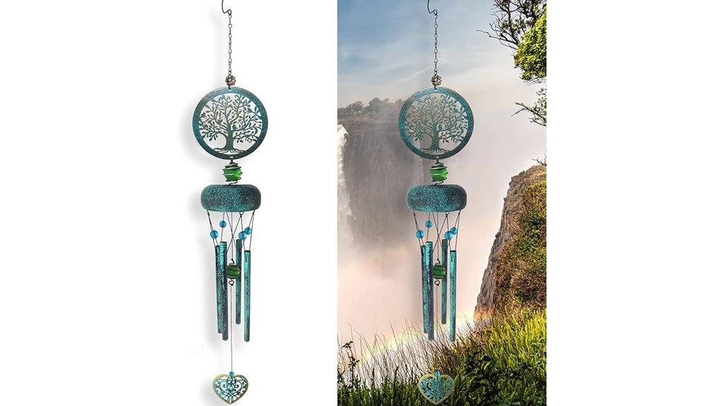 deep tone outdoor wind chimes