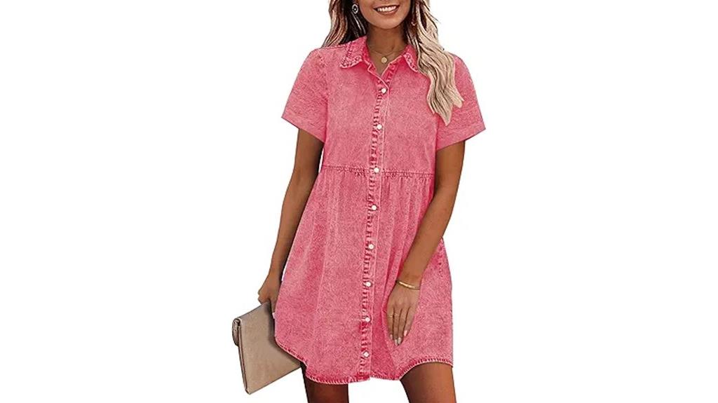 denim dress for women