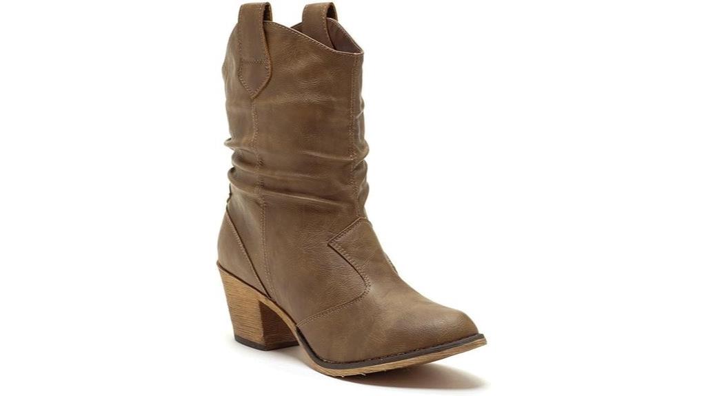 distressed western cowboy boots