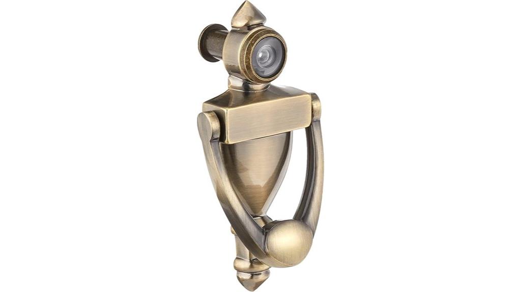 door knocker with viewer
