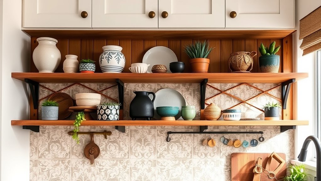 eclectic artisanal cabinet knobs
