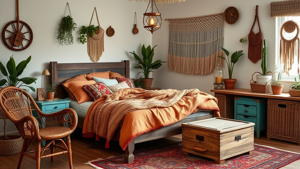 eclectic layered tactile furniture