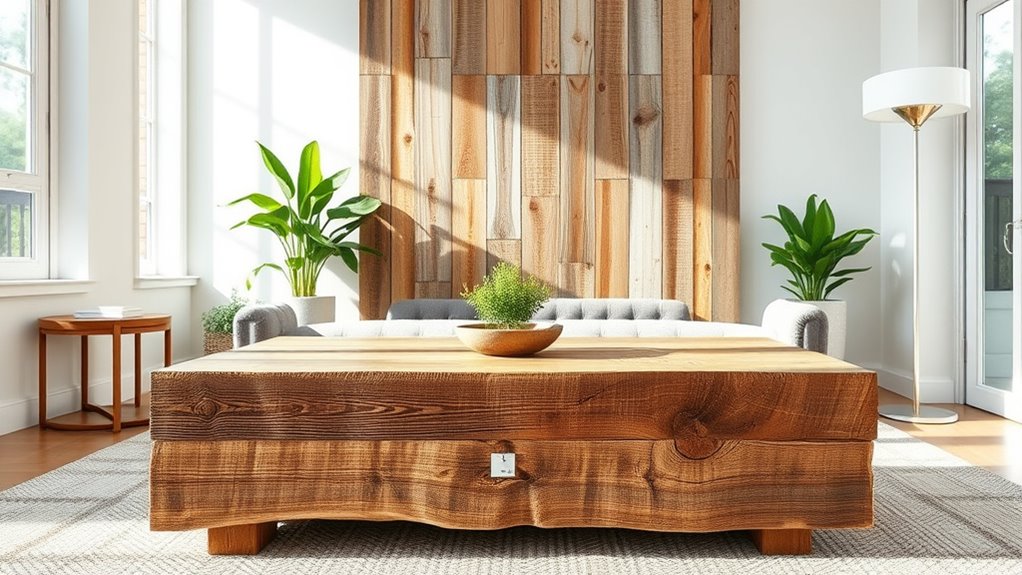 eco friendly reclaimed wood decor