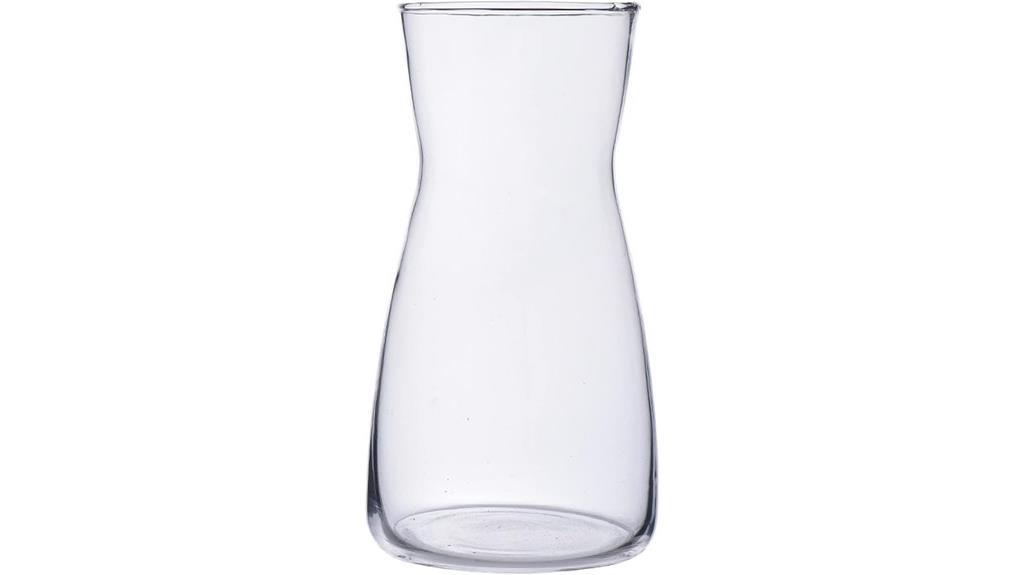 eight inch glass vases