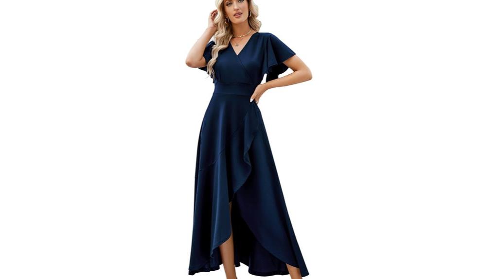 elegant black evening gown