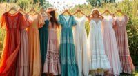 elegant boho formal attire