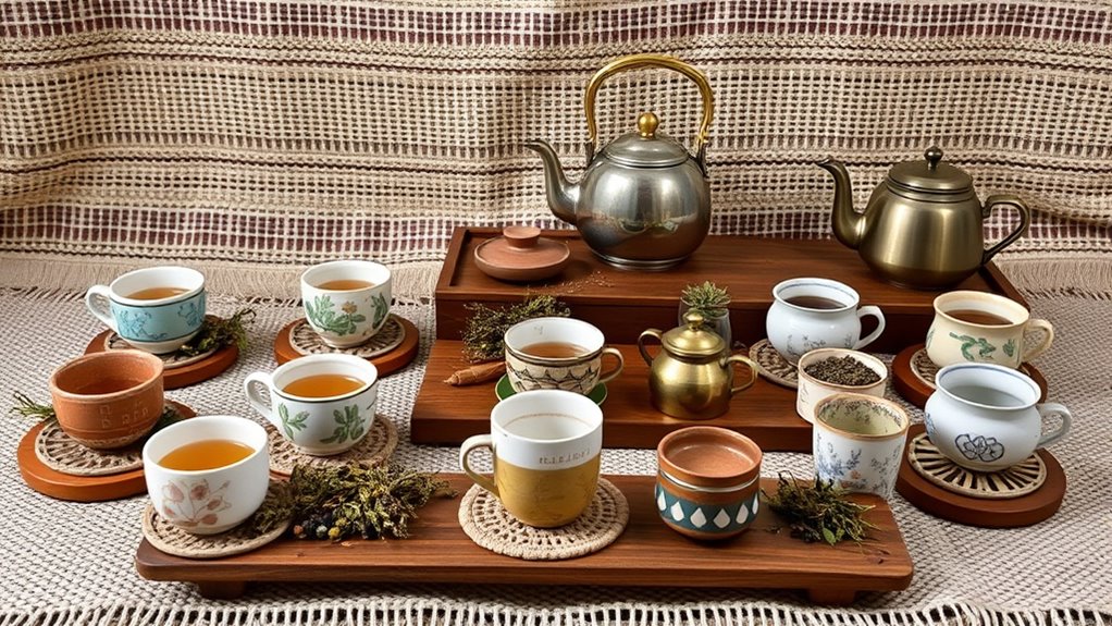 elegant boho tea collection