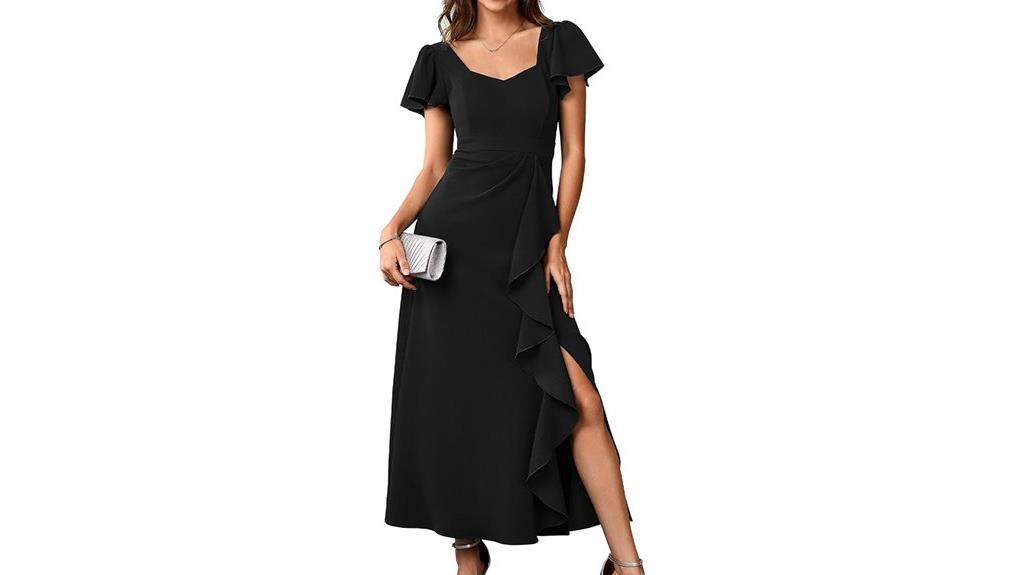 elegant evening gown attire