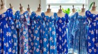 elegant floral sleeve dresses
