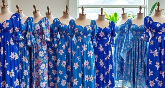 elegant floral sleeve dresses