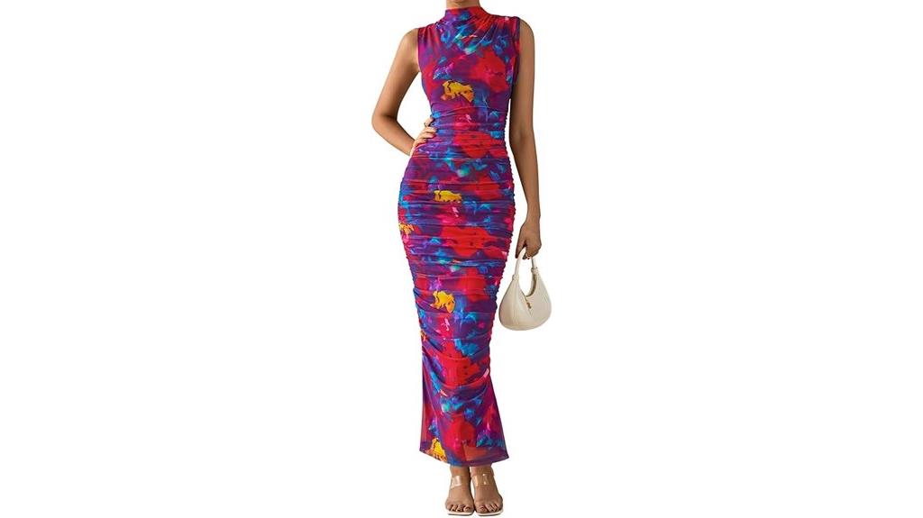 elegant floral summer dress