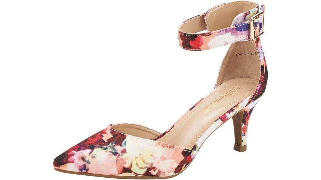 elegant kitten heel pumps