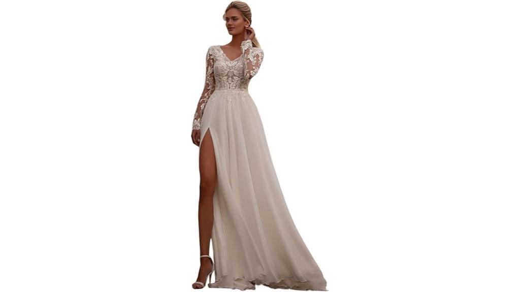 elegant lace bridal gowns