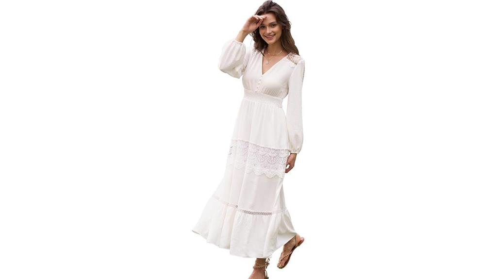 elegant lace pocket dress