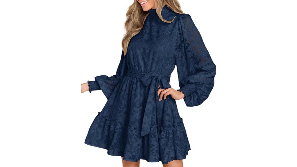elegant long puff dress