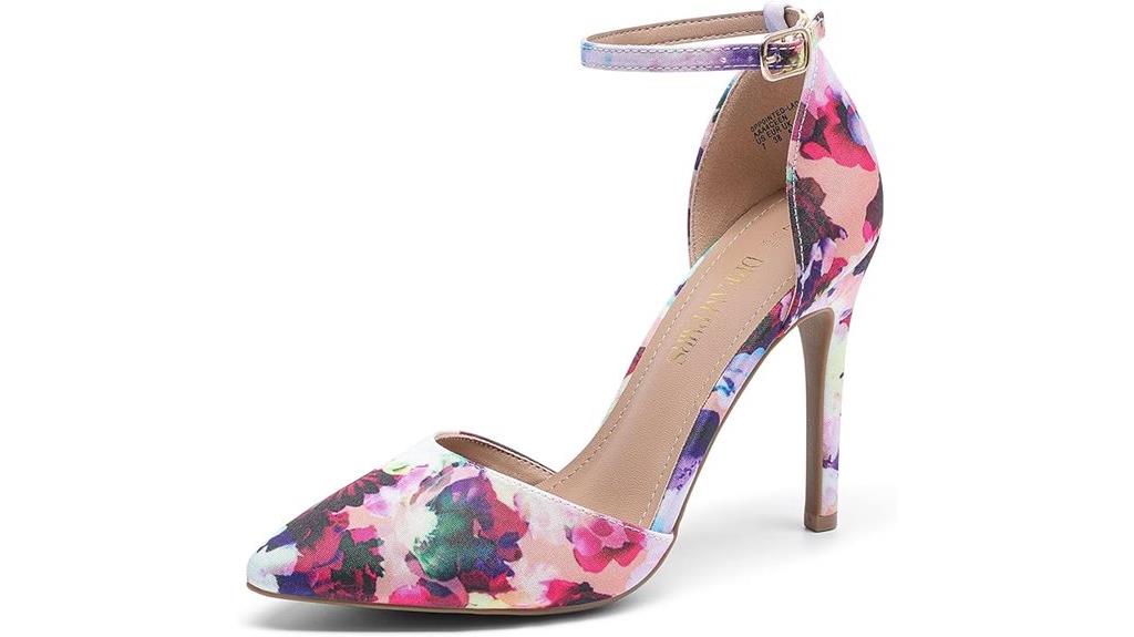 elegant pointed ankle pumps