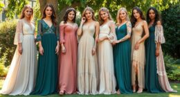 elegant sleeve boho dresses