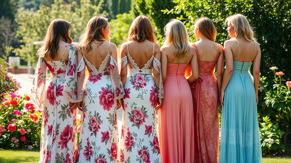 elegant sleeved maxi dresses