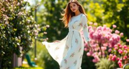 elegant summer floral maxi dresses