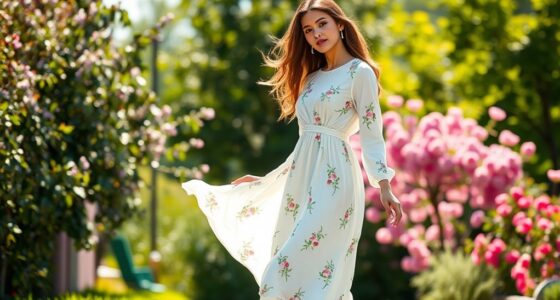 elegant summer floral maxi dresses