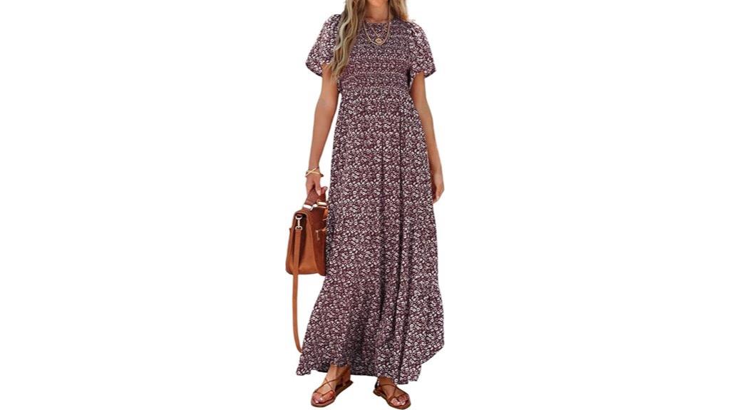 elegant summer flutter dress