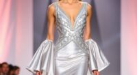 elegant trumpet sleeve dresses