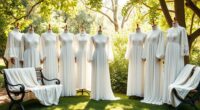 elegant white boho dresses