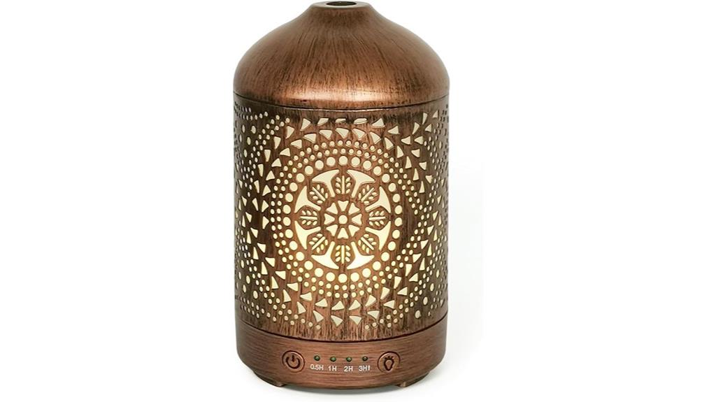 essential oil diffuser with lights