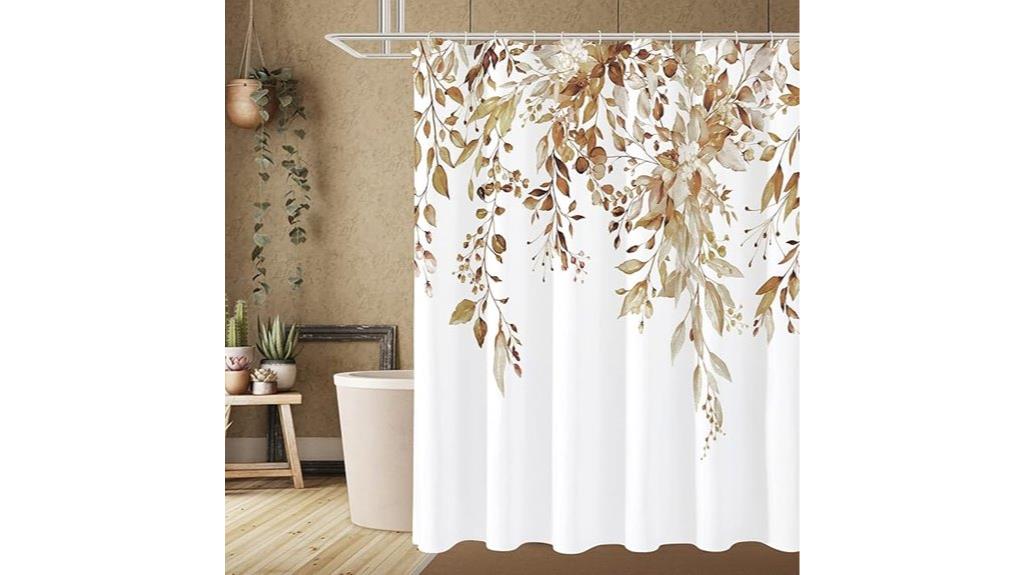 eucalyptus shower curtain design
