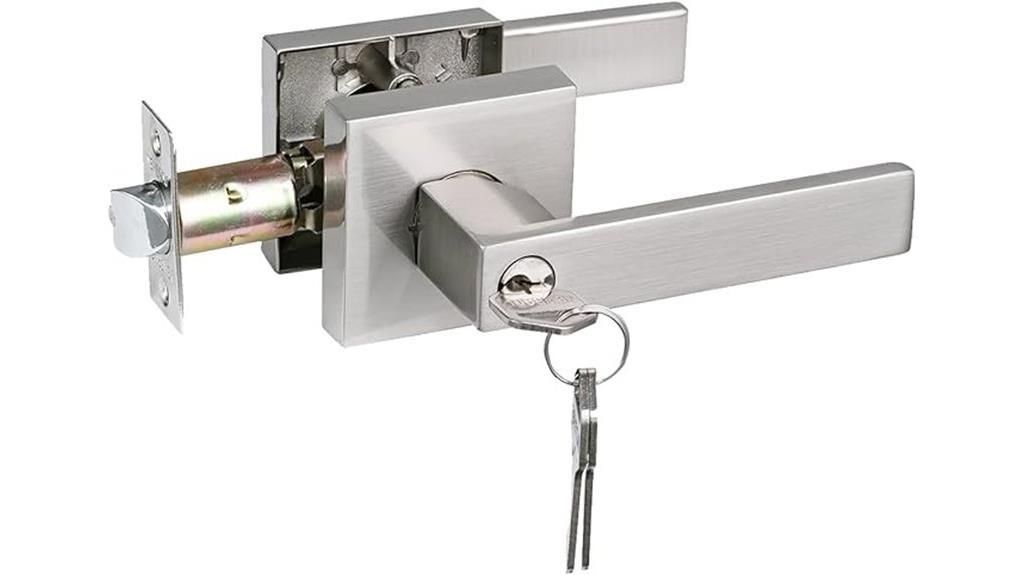 exterior front door lock