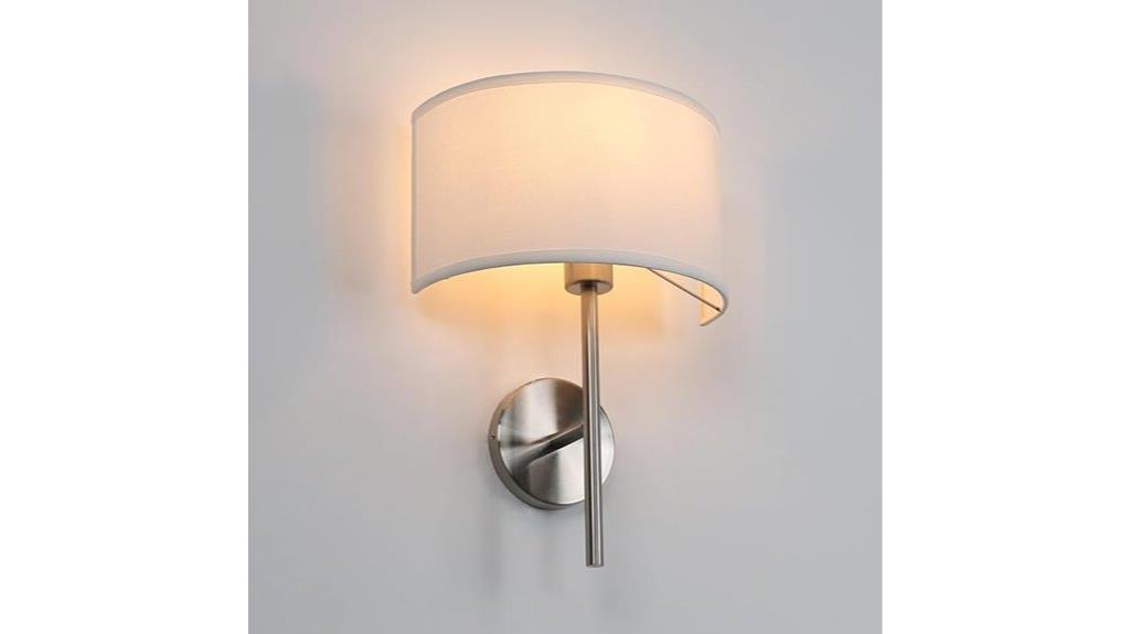 fabric wall sconce lamp