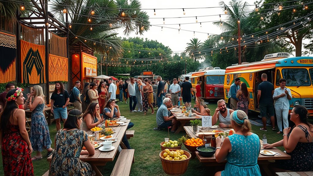festive food and community sharing