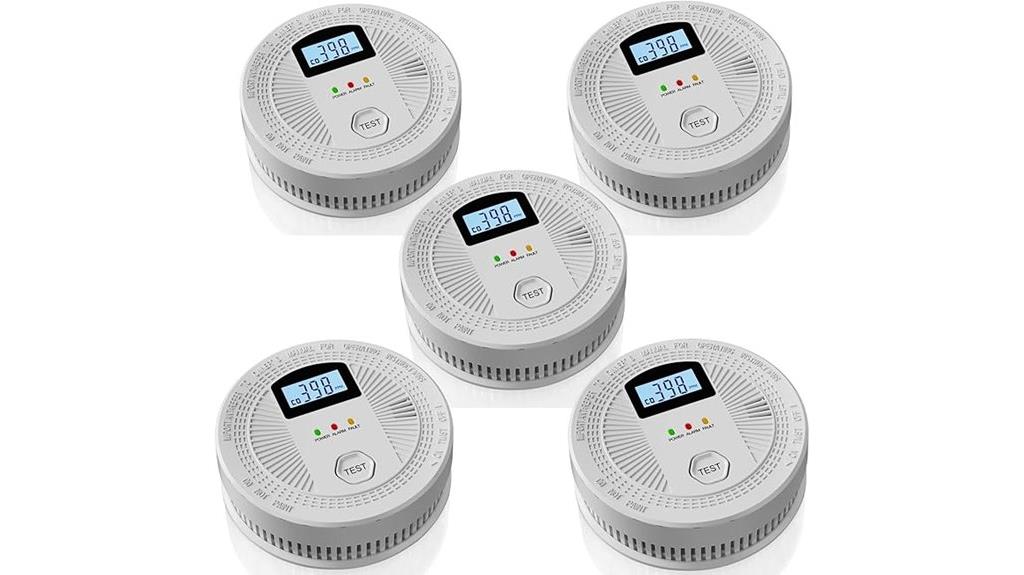 five alarm detectors pack