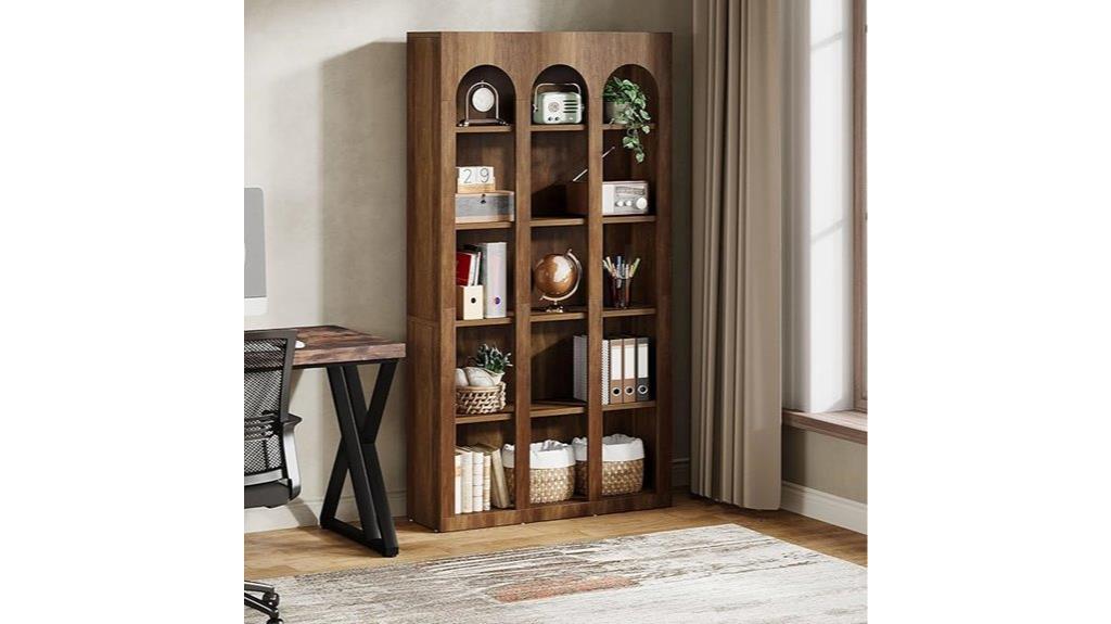 five tier farmhouse bookshelf