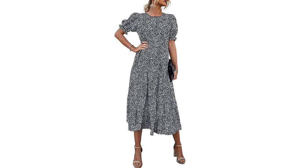 floral boho summer dress