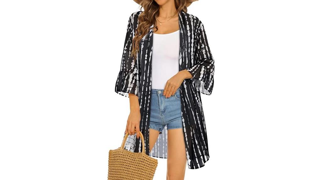 floral chiffon summer kimono