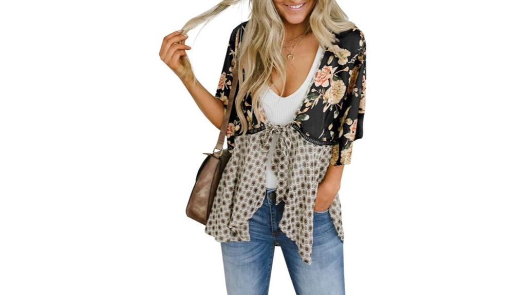 floral kimono sleeve cover