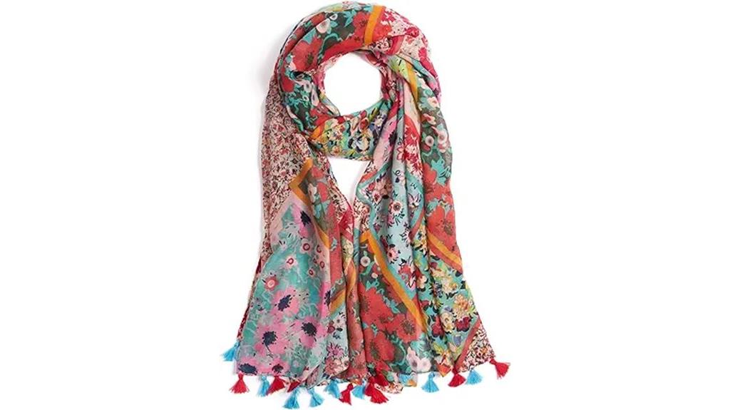 floral lightweight women s scarf