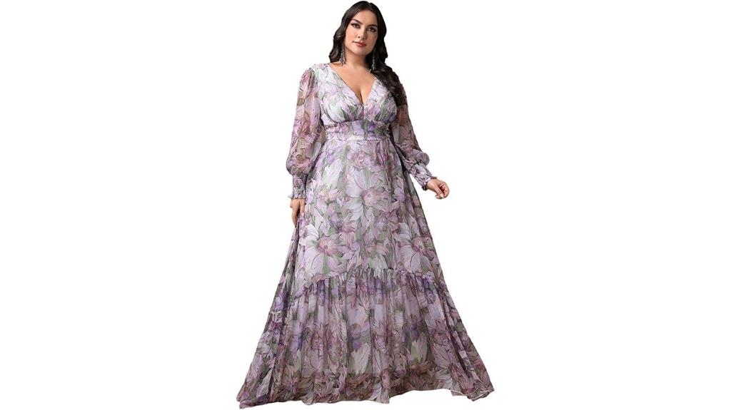 floral maxi dress