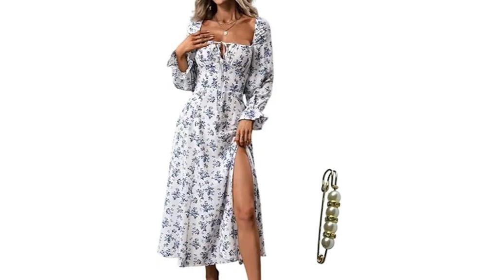 floral maxi dress